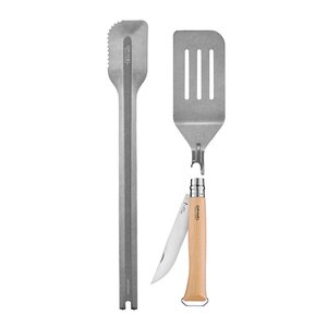 Opinel Tradition Inox grillsett alt-i-ett bøk