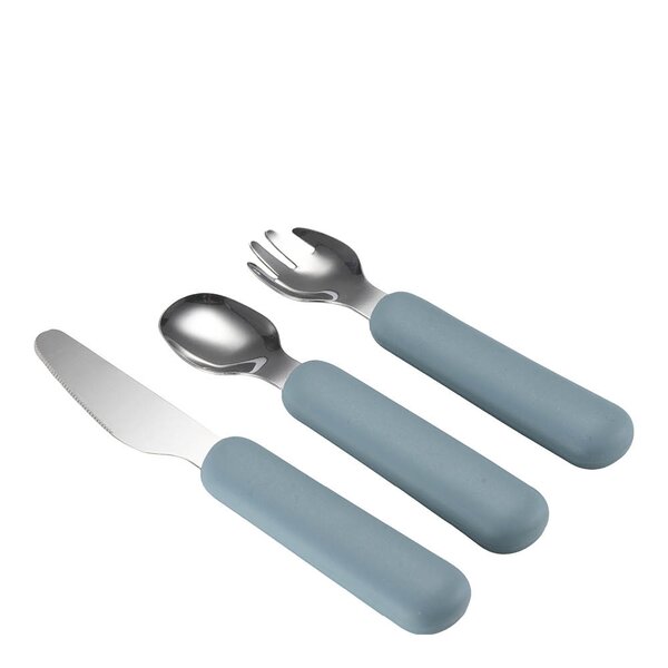 Modern House Chic Kids barnebestikk 3 deler blå