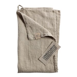 Lovley Linen Lovely kjøkkenhåndkle lin 45x70 cm Natural Beige