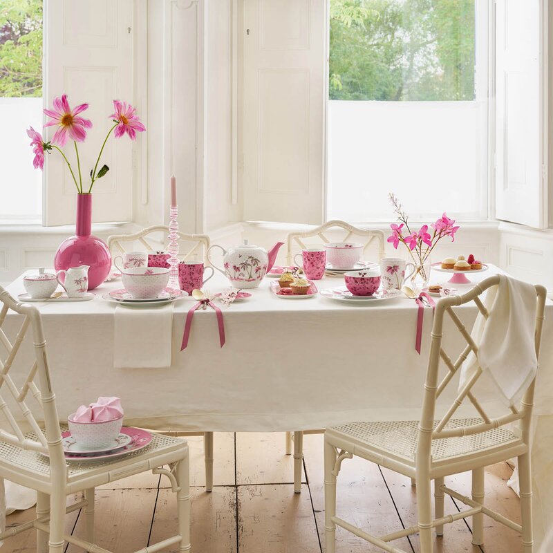 Pip Studio Jolie frokostsett 3 deler rosa