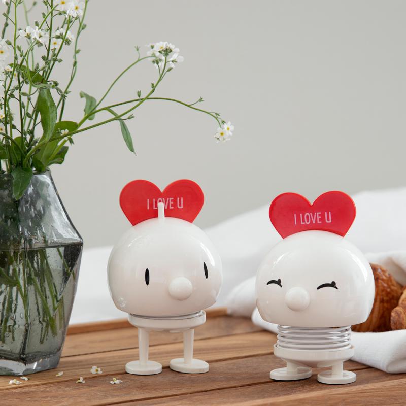 Hoptimist Bimble love liten hvit