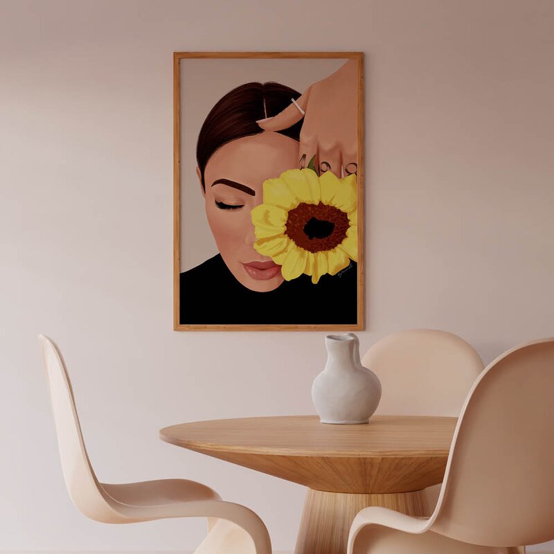 Poster & Frame ByKammille poster 30x40 cm bloom