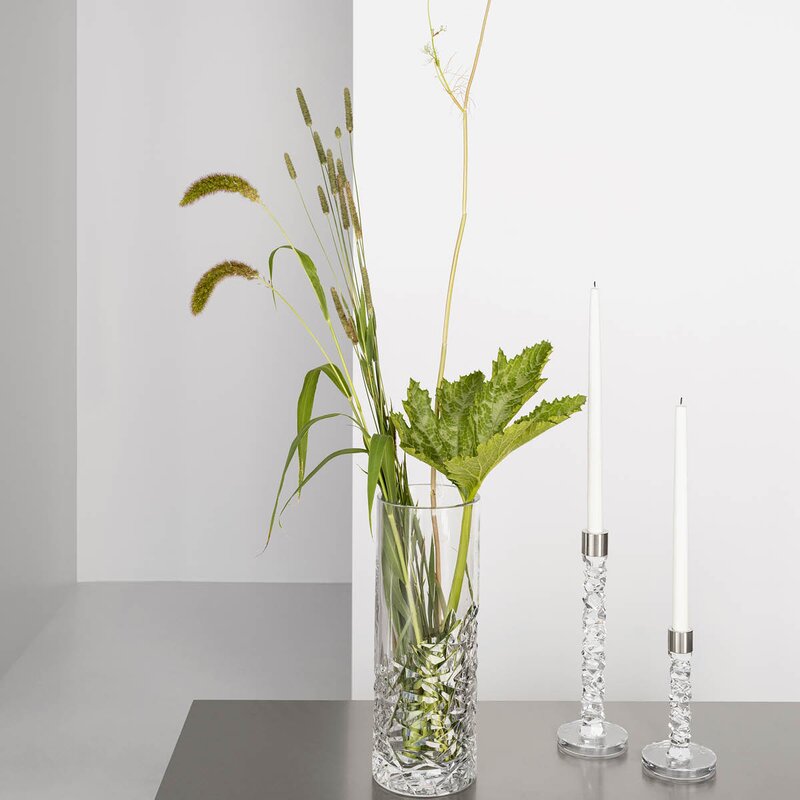 Orrefors Carat lysestake H18,3 cm