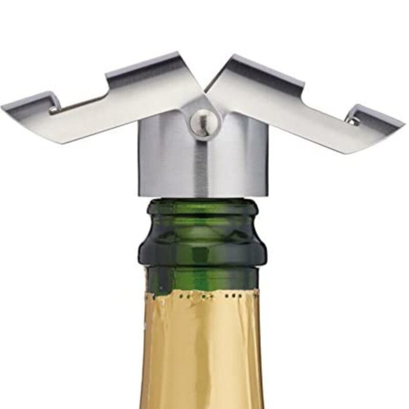 Barcraft Champagnestopper 4 cm sølv