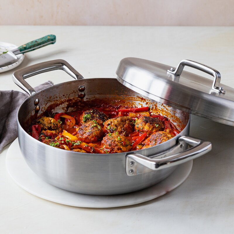 Samuel Groves Sautépanne med lokk 28 cm urban rustfritt stål