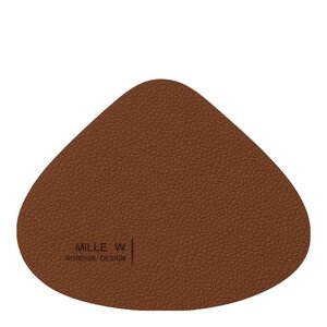 MiLLE W NORDISK DESIGN Sea Shell glassbrikke 10x13 cm brun