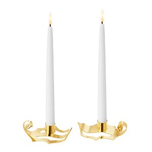 Georg Jensen 2026 kronelysestaker 1,8 cm 2 stk gull