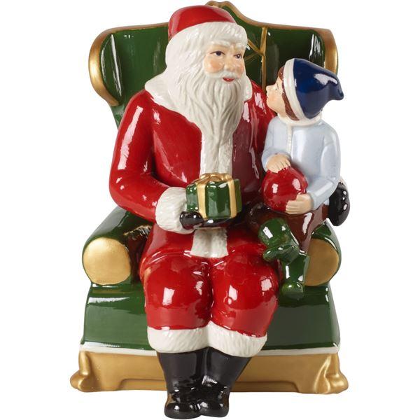 Villeroy & Boch Christmas Toy-s julenisse i lenestol 15 cm
