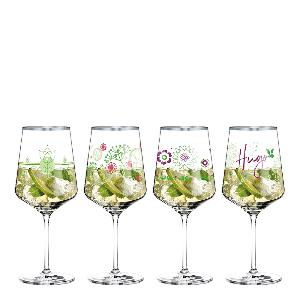Ritzenhoff Drinkglass Hugo spritz 54 cl 4 stk grønn