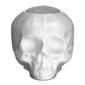 Orrefors Still Life skull lyslykt 8,5 cm offwhite