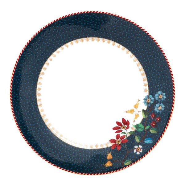 Pip Studio Berry Blues tallerken 17 cm blå