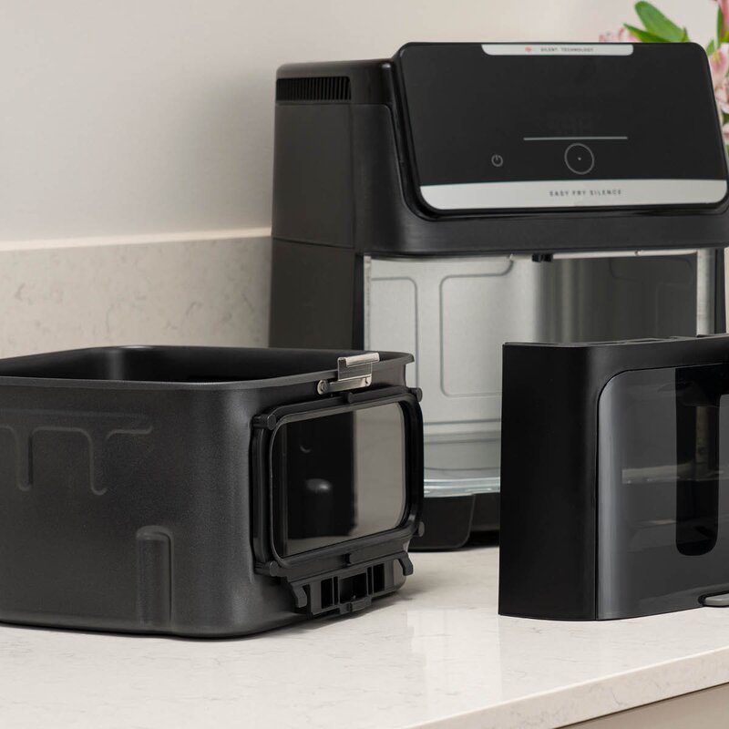 OBH Nordica Easy Fry Silence Vision airfryer 7 L svart