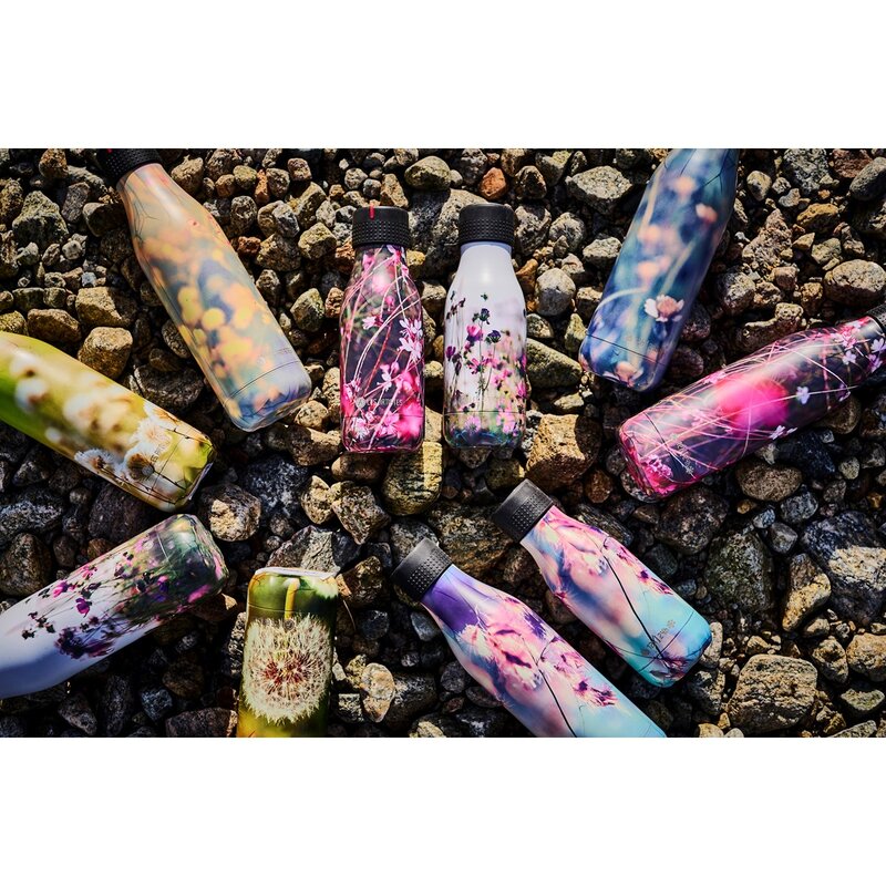 Les Artistes Bottle Up Design termoflaske 0,5L grønn multi
