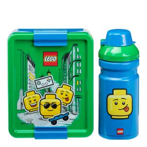 LEGO® Lunsjsett ikonisk gutt blå/grønn