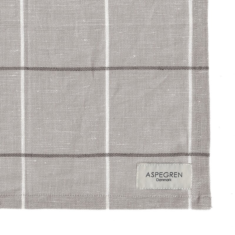 Aspegren Squares kjøkkenhåndkle 50x70 cm silver gray