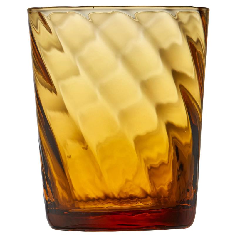Lyngby Glas Vienna vannglass 30 cl 4 stk amber