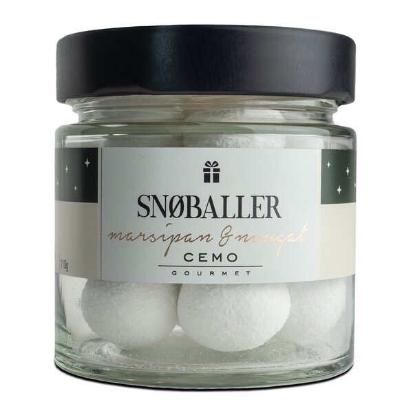 Cemo Snøballer marsipan & nougat 110g