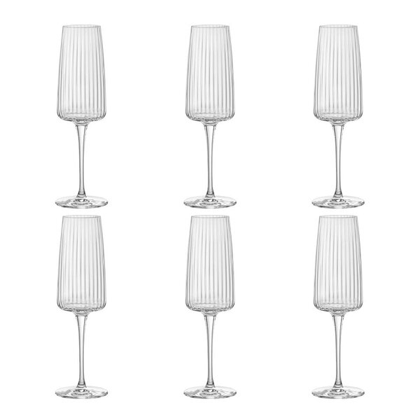 Bormioli Rocco Exclusiva champagneglass 25,5 cl 6 stk