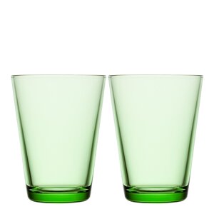 iittala Kartio glass 40 cl 2 stk eplegrønn