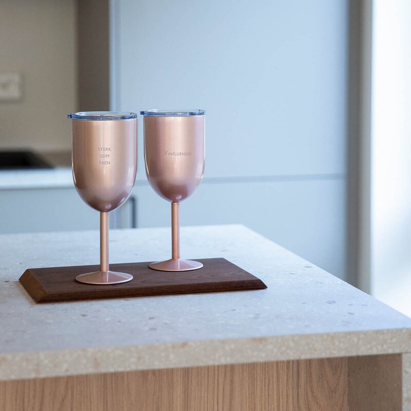 Pictureit Termo vinglass VINFLUENSER 40 cl roségull