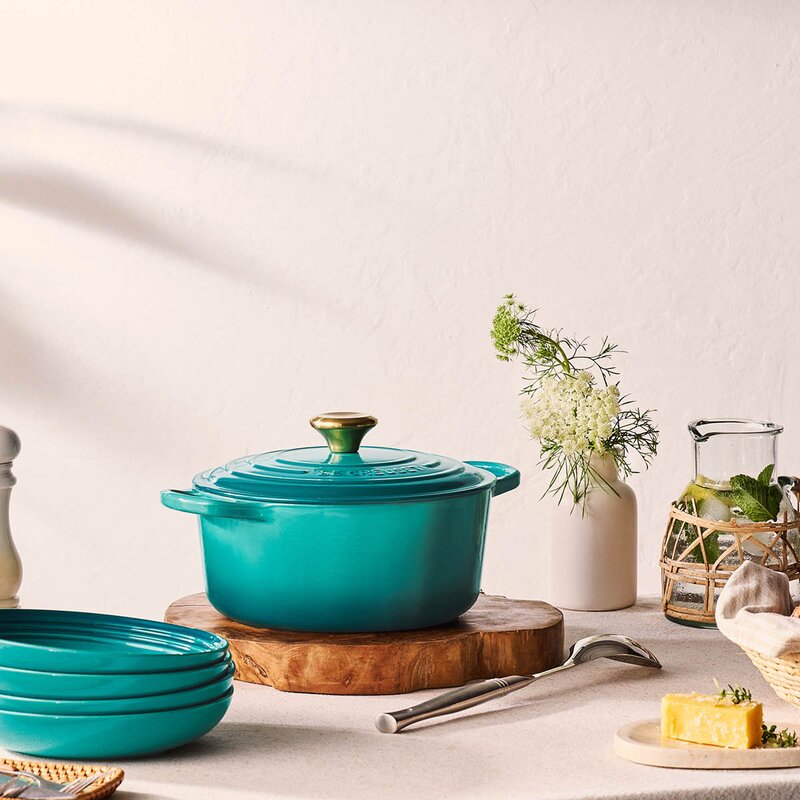 Le Creuset Signature pastatallerken 22 cm Bleu Riviera