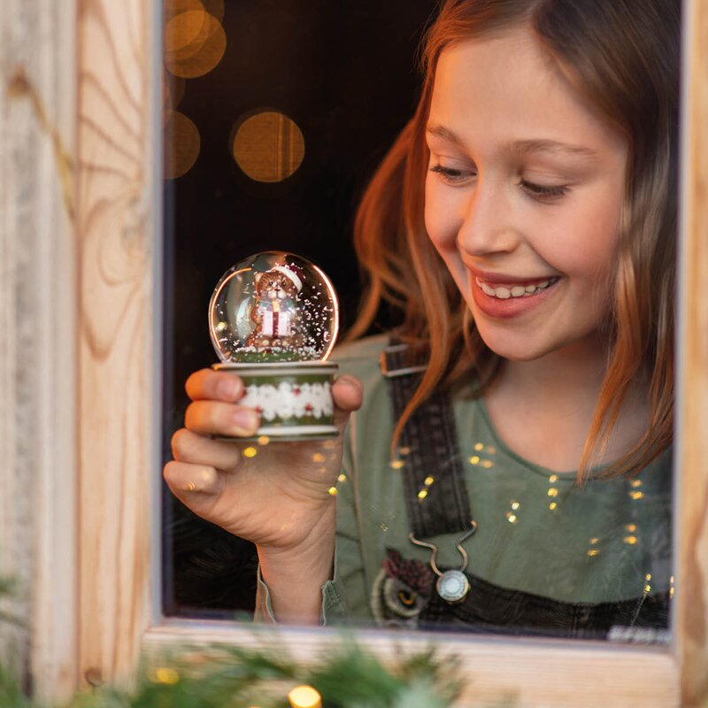 Villeroy & Boch Christmas Toy-s snøkule m/bjørn 6,5 cm