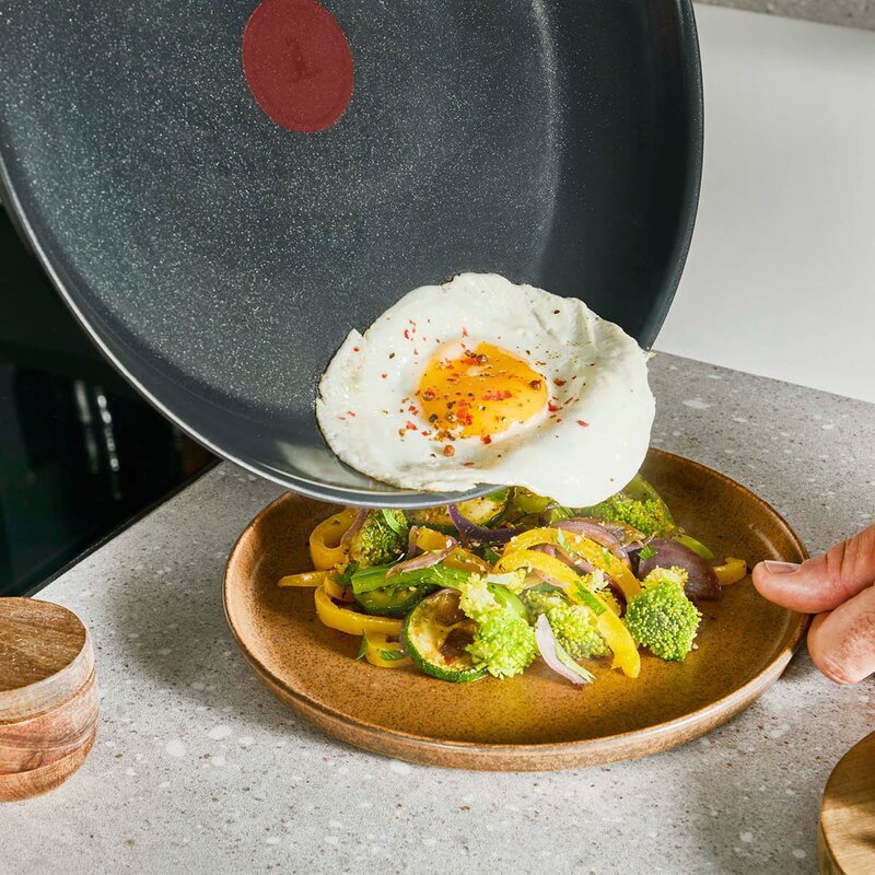 Tefal Emotion Plus Flavors SS stekepanne 28 cm keramisk
