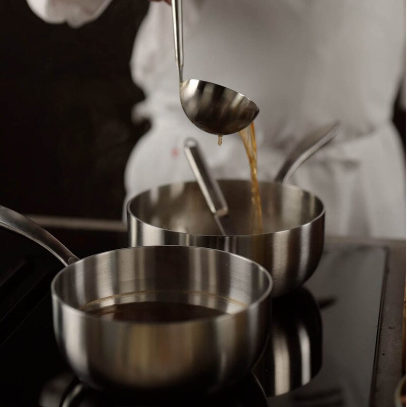 Modern House Chef Ørjan gryte 3,1L børstet stål