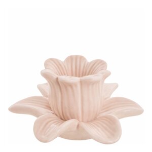 Lene Bjerre Deanne lysestake blomst 5,6 cm rosa