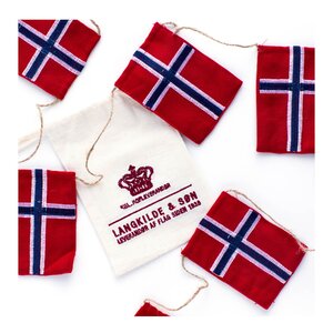 Langkilde & Søn Nordic way flaggrekke store flagg 3 m