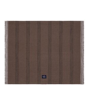 Lexington Stripete bordbrikke i bomull 40x50 cm brun/svart