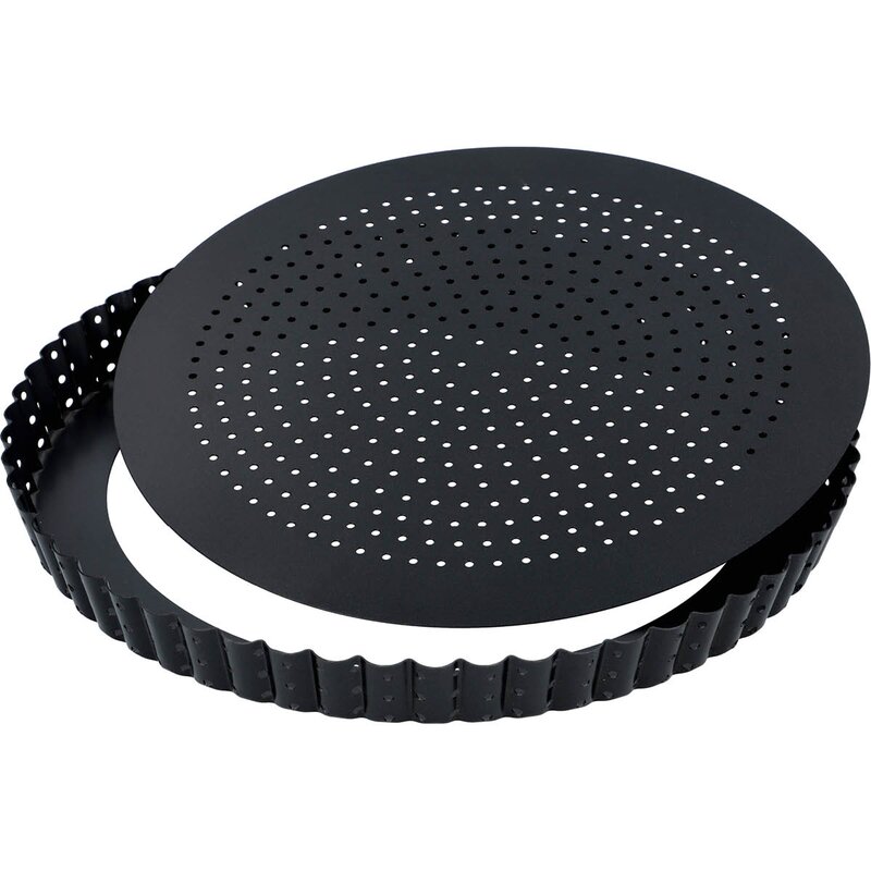 Birkmann Bread Buddies paiform 30 cm perforert svart