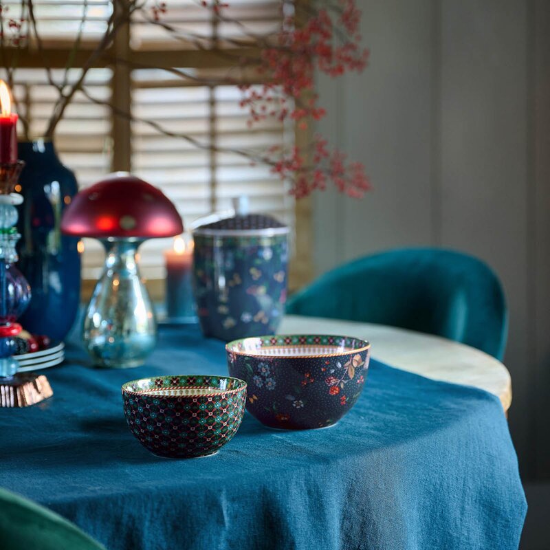 Pip Studio Berry Blues frokostsett 3 deler blå