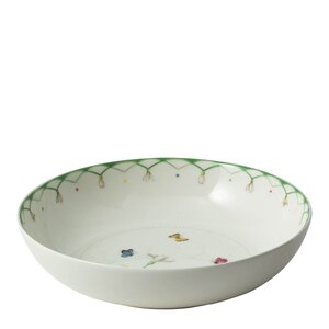 Villeroy & Boch Colourful Spring skål 19 cm hvit/grønn