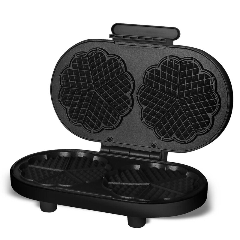 CHAMPION Vaffeljern dobbel VJ600 1600W svart