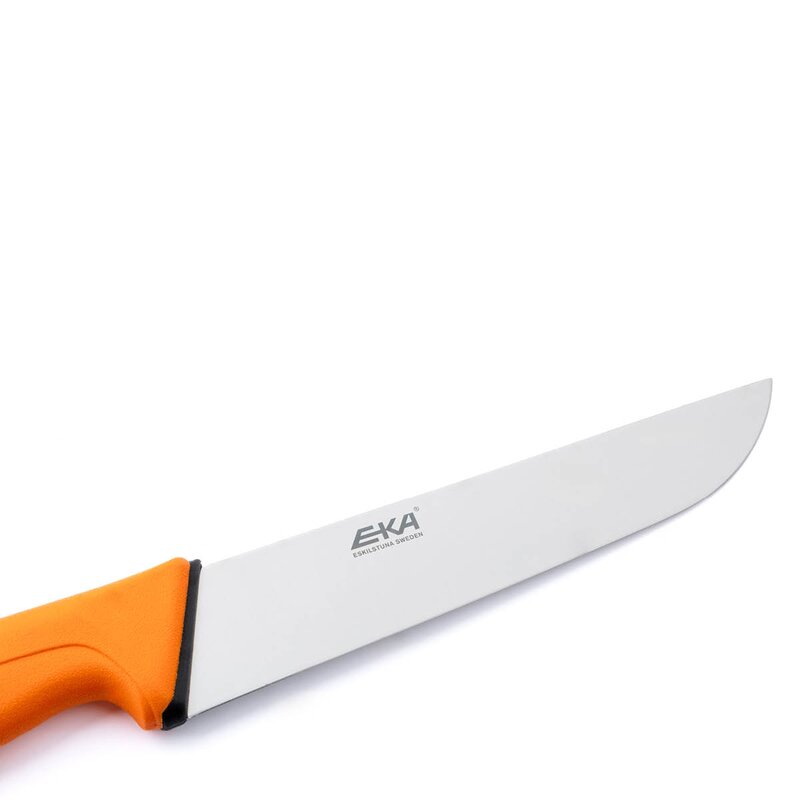 EKA Pro slaktekniv m/bredt blad 20 cm oransje