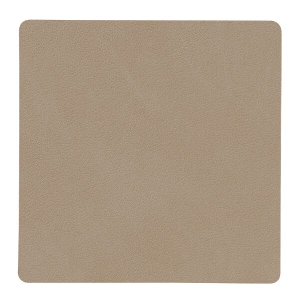 LIND DNA – Square Nupo glassbrikke 10×10 cm clay brown