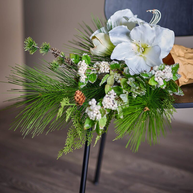 Bloomingville Kristin bukett kunstige blomster 105 cm hvit