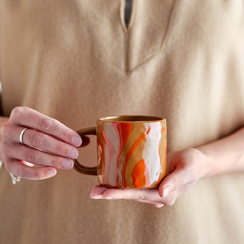 Bloomingville Ninka kopp 25 cl oransje