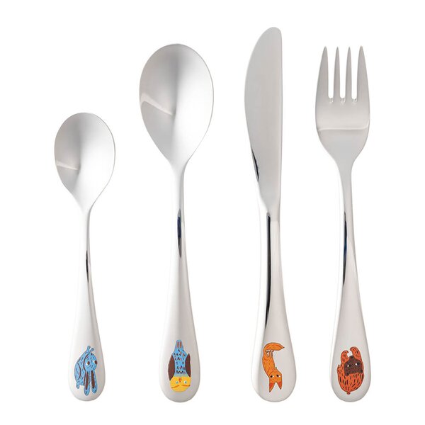 Arabia Poppoo barnebestikkk 4 deler Venner