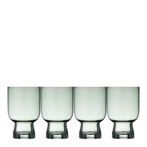 Lyngby Glas Sorrento vannglass 30 cl 4 stk grønn