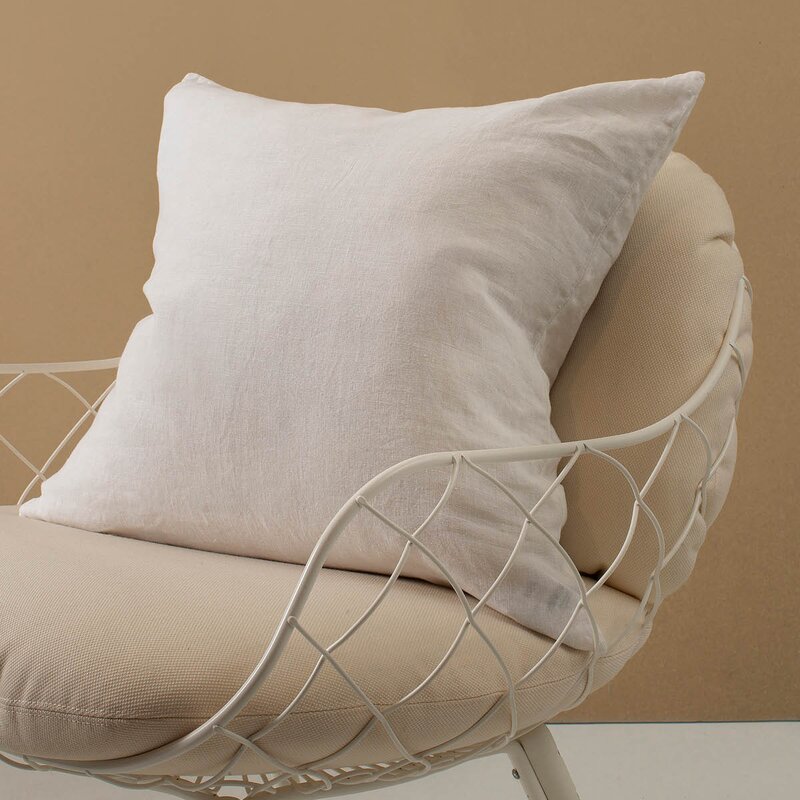 Himla Sunshine putetrekk lin 50x50 cm white
