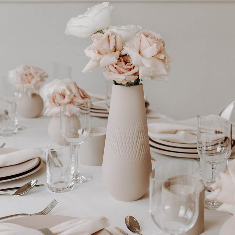 Villeroy & Boch Collier Carre vase 26 cm beige