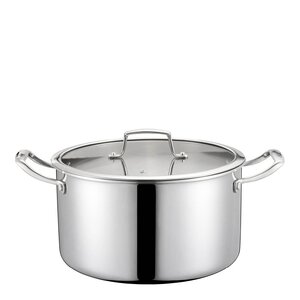 Dorre Trivence gryte med glasslokk 7L