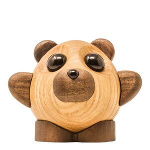 FableWood Yrsa bjørn trefigur 5 cm ask/valnøtt