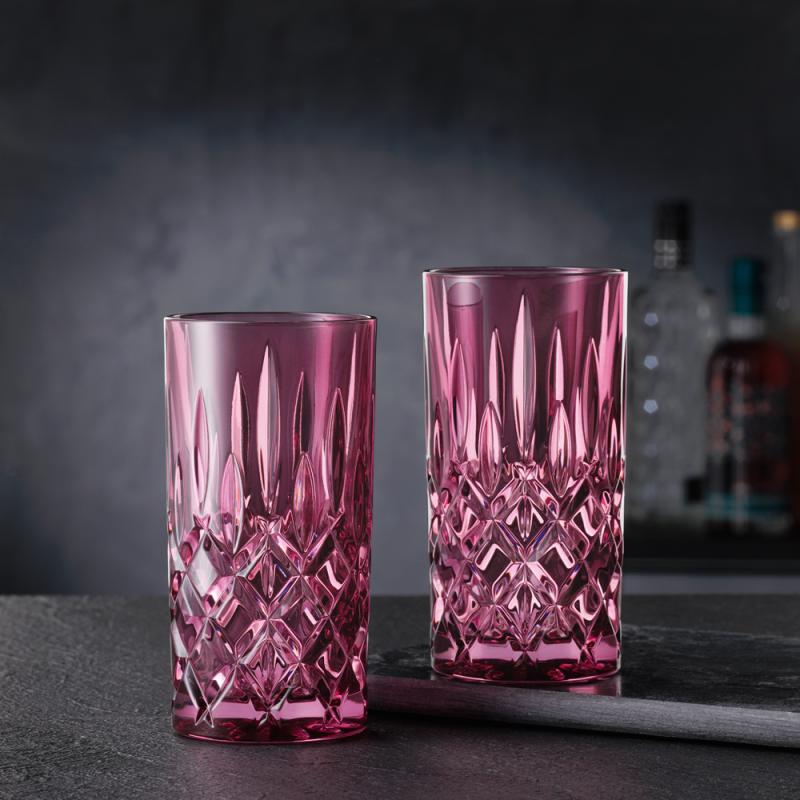 Nachtmann Noblesse Colour longdrinkglass 39,5 cl 2 stk berry