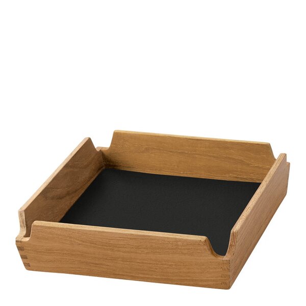 LIND DNA Airy teak brett 18x18 cm Black Ink