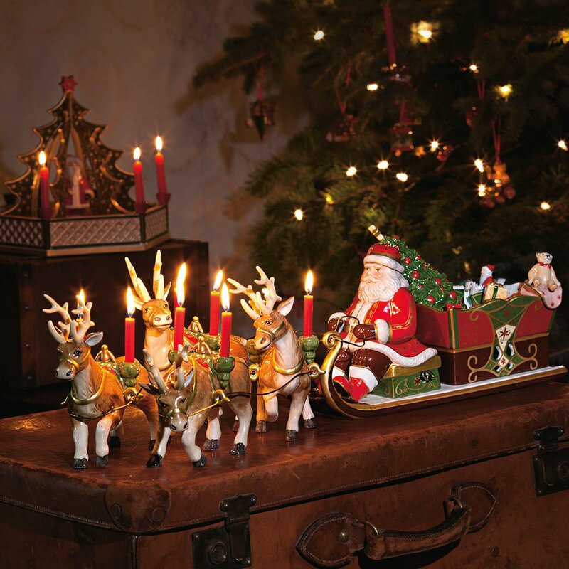 Villeroy & Boch Christmas Toy-s julenissens slede 22x21x70 cm