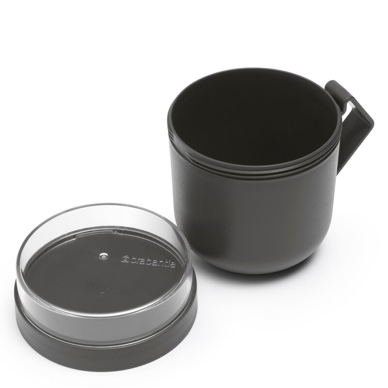 Brabantia Make & Take suppekopp 0,6L mørk grå