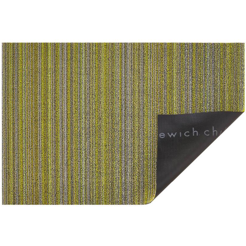 Chilewich Skinny Stripe dørmatte 46x71 cm citron